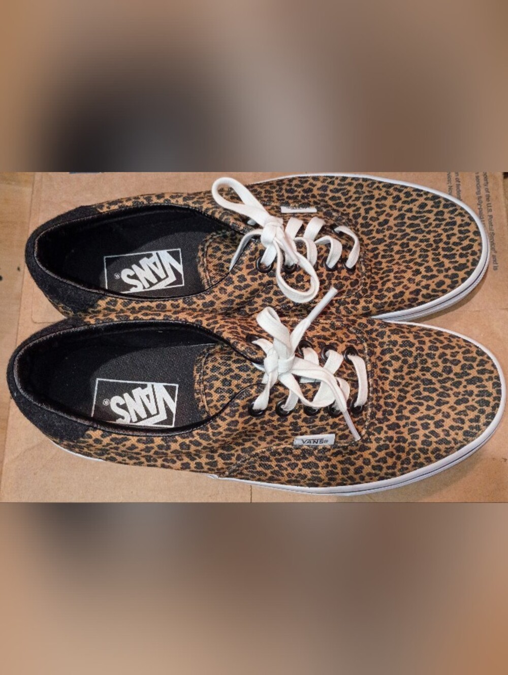 Vans Leopard Print Authentic Sneakers - NWOB - Picture 3 of 5